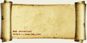 Andjelina Radunović vizit kartica